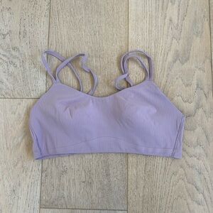 Lululemon Like a Cloud ribbed bra, size 10.